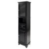 Alps Tall Cabinet with Glass Door and Drawer