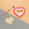 1pc Heart Sandwich Cutter And Sealer, Decruster Bread Sandwich Maker Cutters Make, DIY Pocket Sandwiches Mold Square Shape, Decruster Sandwich Maker F