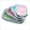 Reusable Pizza Storage Container with  Microwavable Serving Trays - Adjustable Pizza Slice Container to Organize & Save Space - BPA Free, Microwave, &